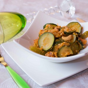 Sauté de légumes aux cajous