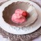 Glace au yaourt, parfumée à la fraise