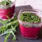 Verrine de betteraves au chèvre