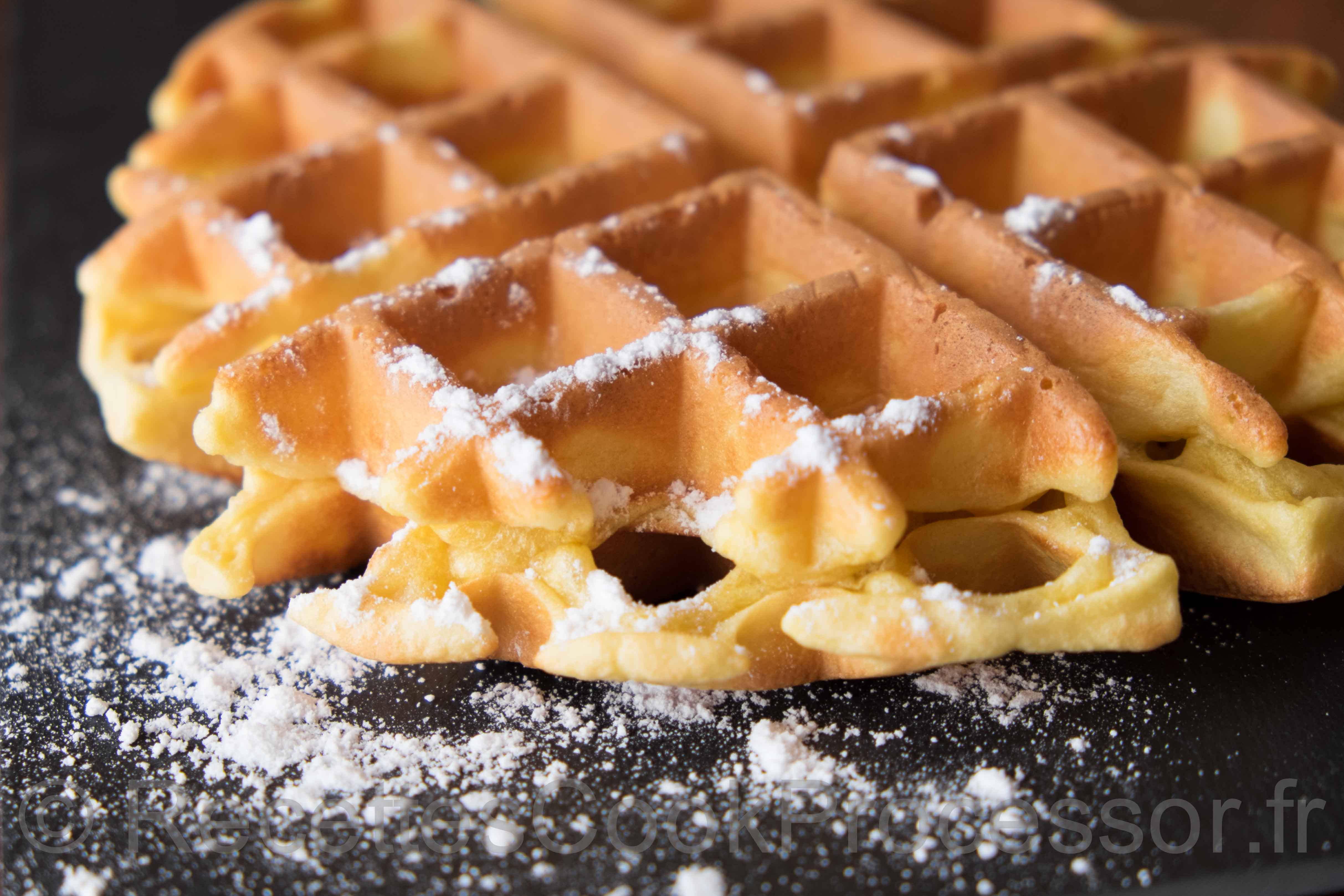 Gaufre à la vanille