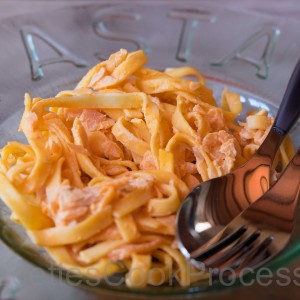 Tagliatelles au saumon