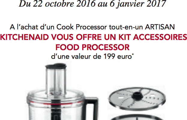 Promo Kitchenaid De Fin Dannée Recettes Pour Le Cook