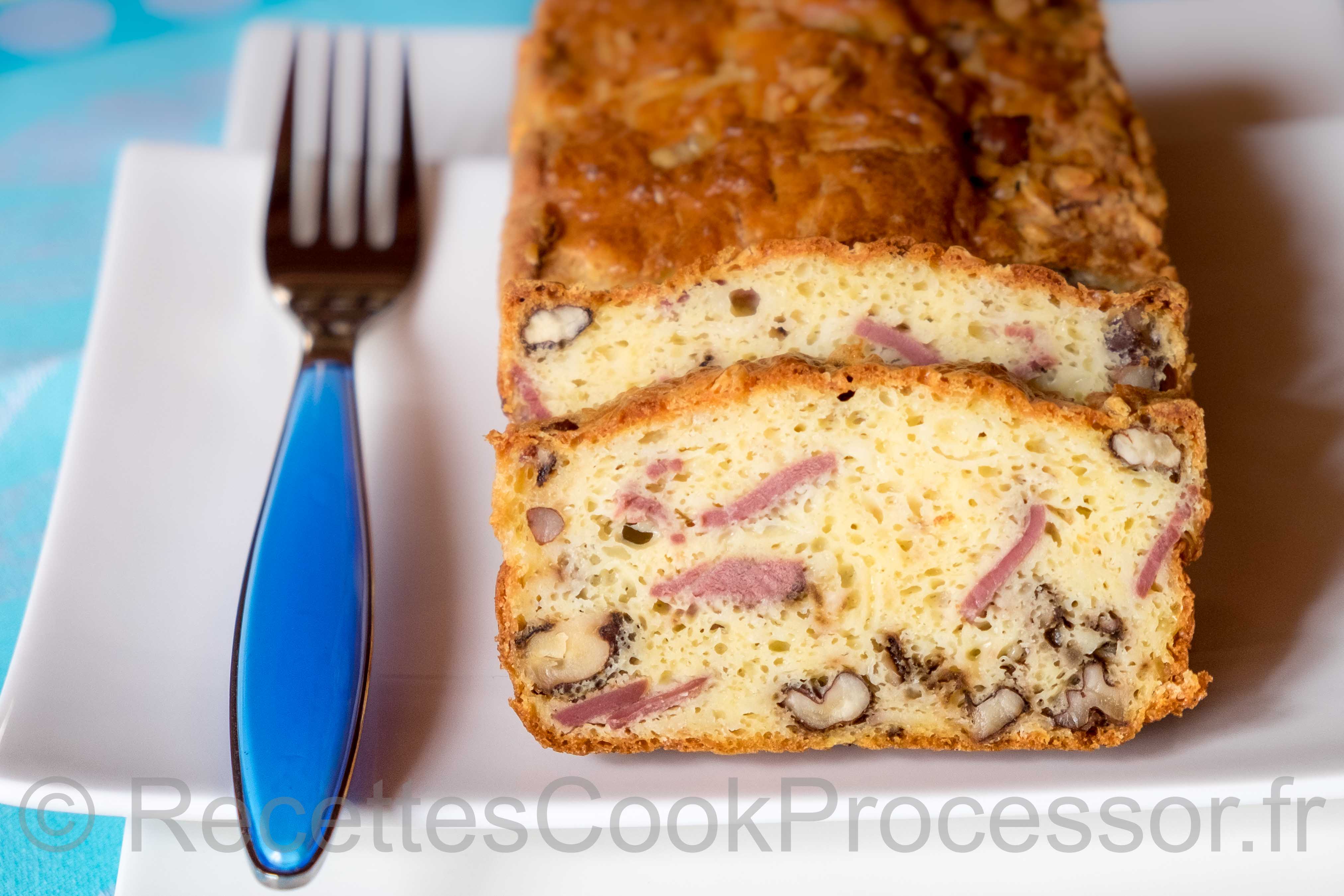 Cake au Magret et Noix au Cook Processor de KitchenAid