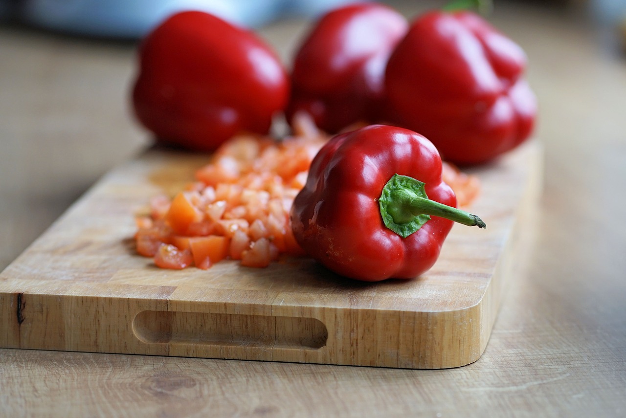 Compotée de tomates et poivrons